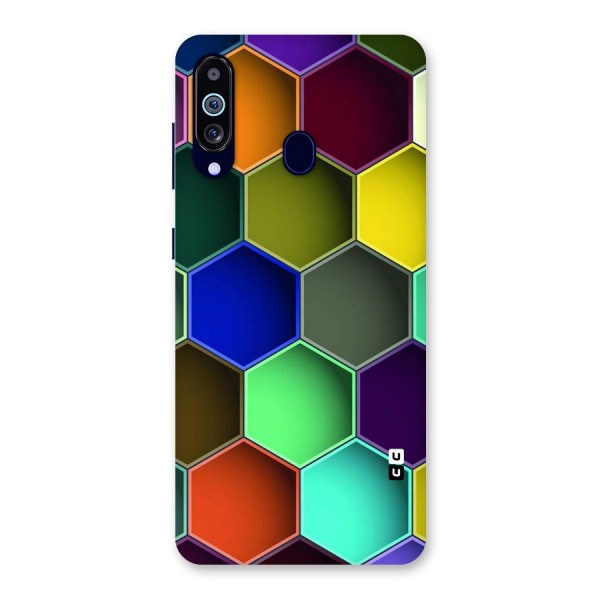 Hexagonal Palette Back Case for Galaxy A60