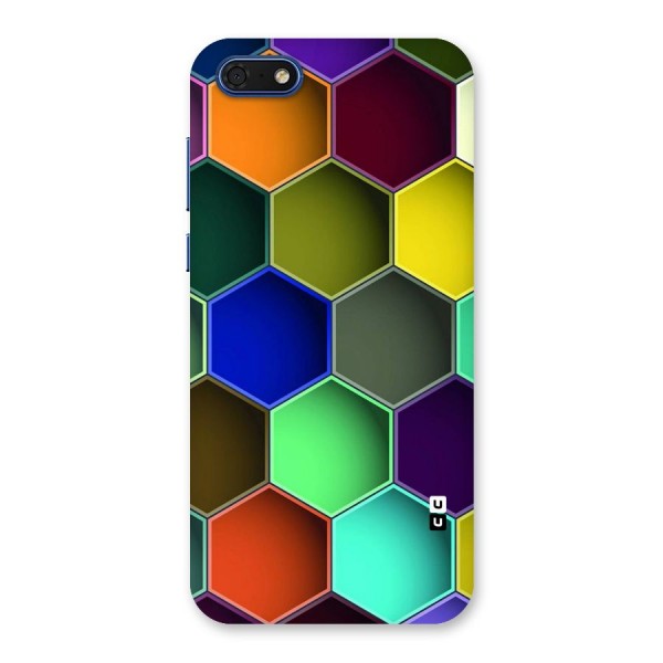 Hexagonal Palette Back Case for Honor 7s