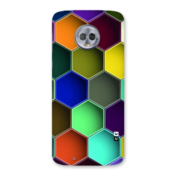 Hexagonal Palette Back Case for Moto G6