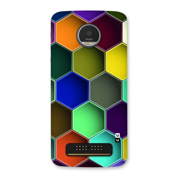 Hexagonal Palette Back Case for Moto Z Play