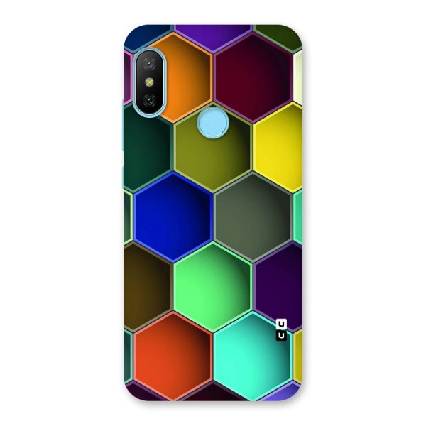 Hexagonal Palette Back Case for Redmi 6 Pro