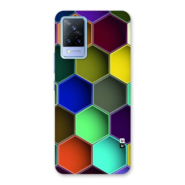 Hexagonal Palette Back Case for Vivo V21 5G