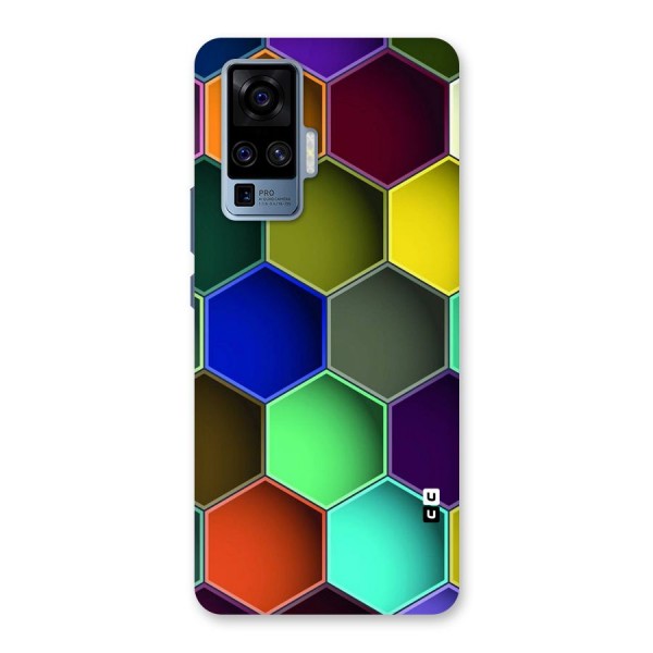 Hexagonal Palette Back Case for Vivo X50 Pro