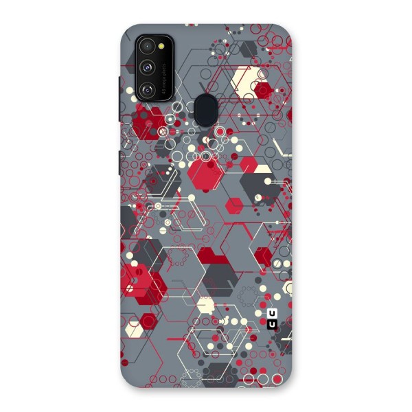 Hexagons Pattern Back Case for Galaxy M21