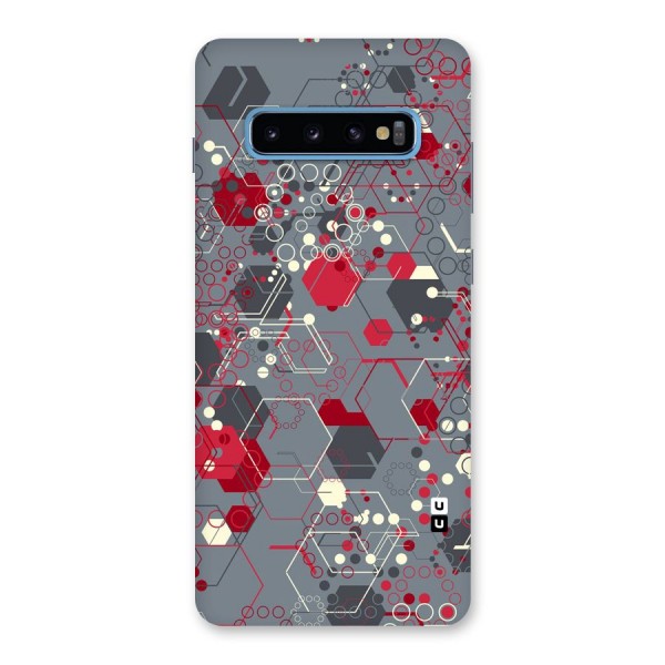 Hexagons Pattern Back Case for Galaxy S10 Plus