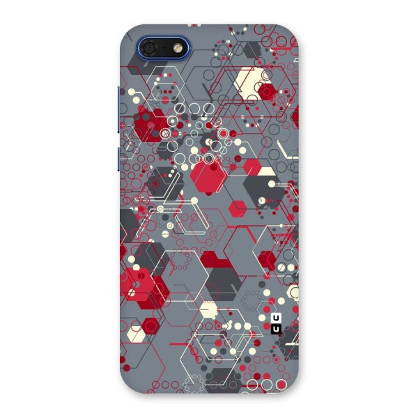 Hexagons Pattern Back Case for Honor 7s