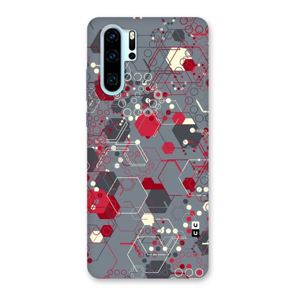 Hexagons Pattern Back Case for Huawei P30 Pro