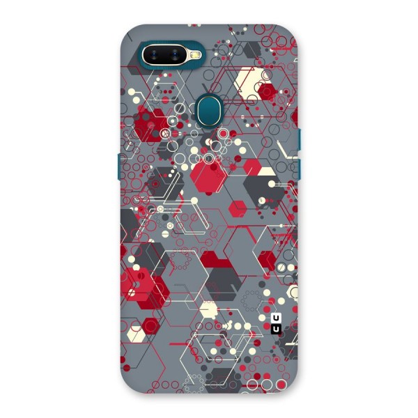 Hexagons Pattern Back Case for Oppo A12