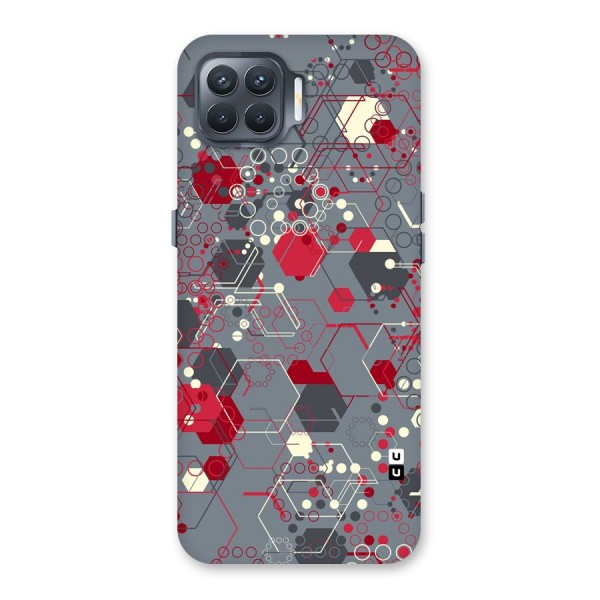 Hexagons Pattern Back Case for Oppo F17 Pro