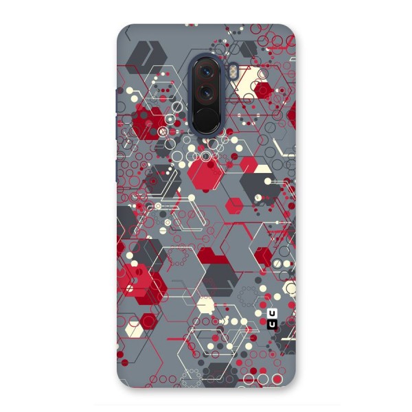 Hexagons Pattern Back Case for Poco F1