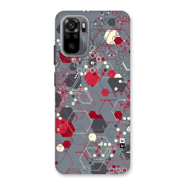 Hexagons Pattern Back Case for Redmi Note 10