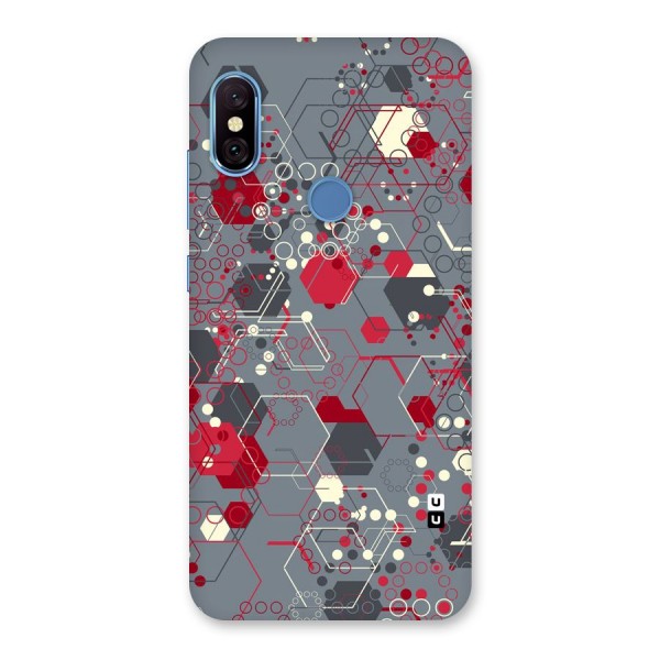 Hexagons Pattern Back Case for Redmi Note 6 Pro