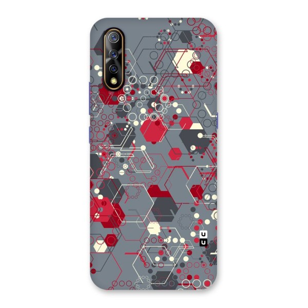 Hexagons Pattern Back Case for Vivo S1