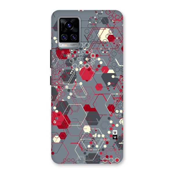 Hexagons Pattern Back Case for Vivo V20 Pro