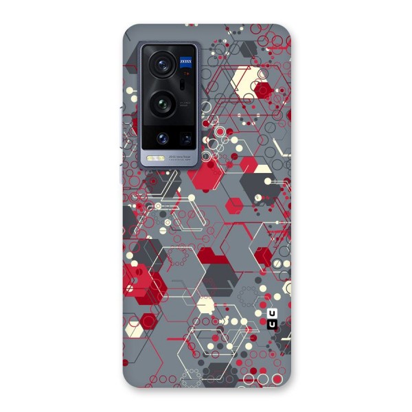 Hexagons Pattern Back Case for Vivo X60 Pro Plus