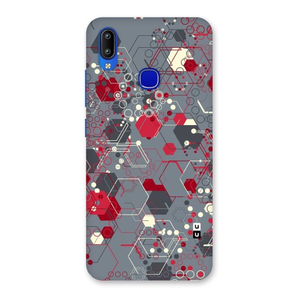 Hexagons Pattern Back Case for Vivo Y91