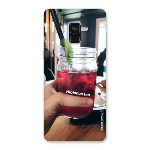 Hibiscus Tea Back Case for Galaxy A8 Plus