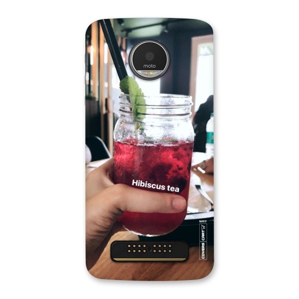 Hibiscus Tea Back Case for Moto Z Play