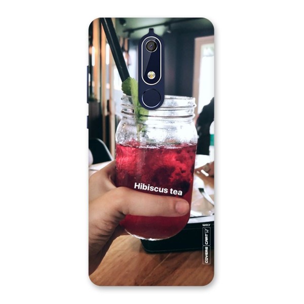 Hibiscus Tea Back Case for Nokia 5.1