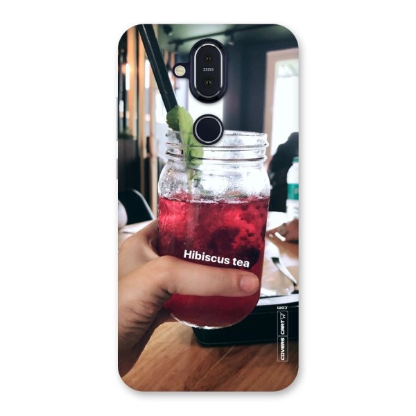 Hibiscus Tea Back Case for Nokia 8.1