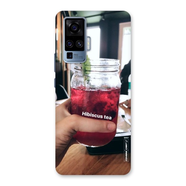 Hibiscus Tea Back Case for Vivo X50 Pro