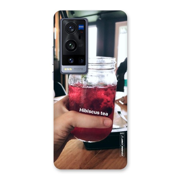 Hibiscus Tea Back Case for Vivo X60 Pro Plus