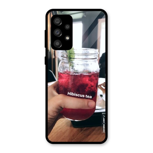 Hibiscus Tea Glass Back Case for Galaxy A32