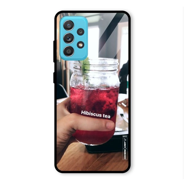 Hibiscus Tea Glass Back Case for Galaxy A52s 5G