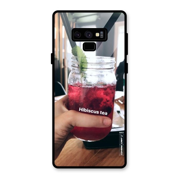 Hibiscus Tea Glass Back Case for Galaxy Note 9