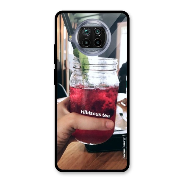 Hibiscus Tea Glass Back Case for Mi 10i