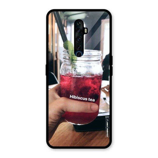 Hibiscus Tea Glass Back Case for Oppo Reno2 Z