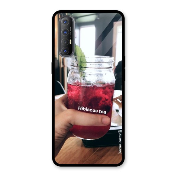 Hibiscus Tea Glass Back Case for Oppo Reno3 Pro