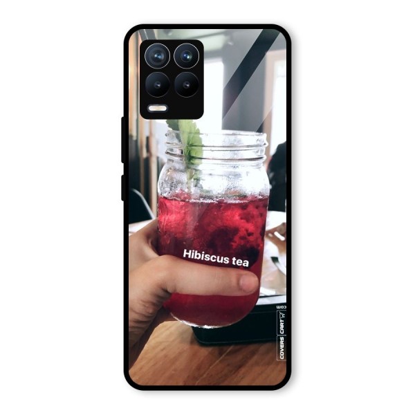 Hibiscus Tea Glass Back Case for Realme 8 Pro