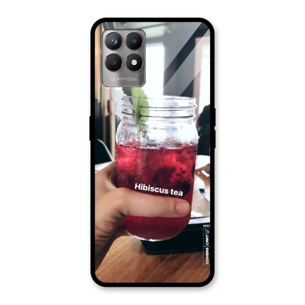 Hibiscus Tea Glass Back Case for Realme 8i