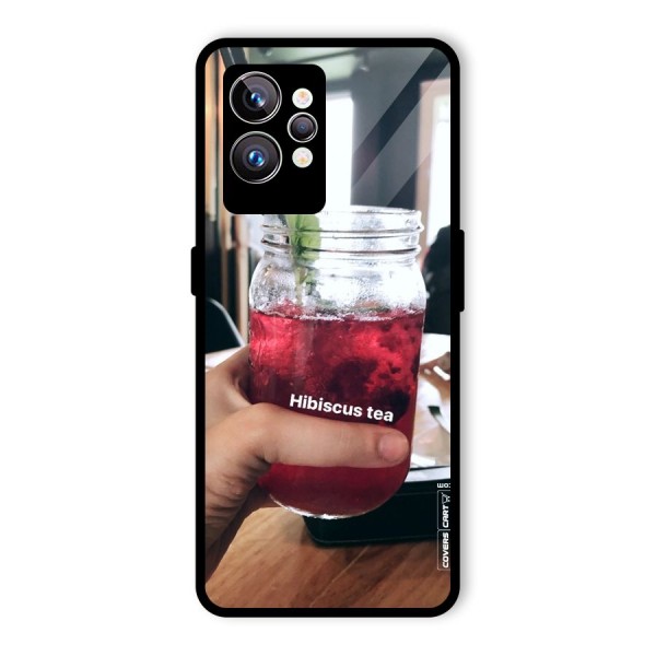 Hibiscus Tea Glass Back Case for Realme GT2 Pro