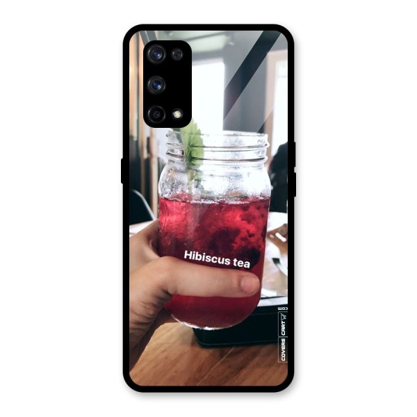 Hibiscus Tea Glass Back Case for Realme X7 Pro