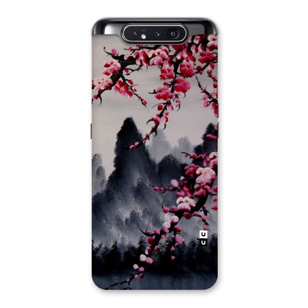 Hills And Blossoms Back Case for Galaxy A80