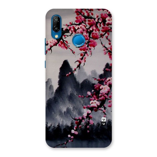 Hills And Blossoms Back Case for Huawei P20 Lite