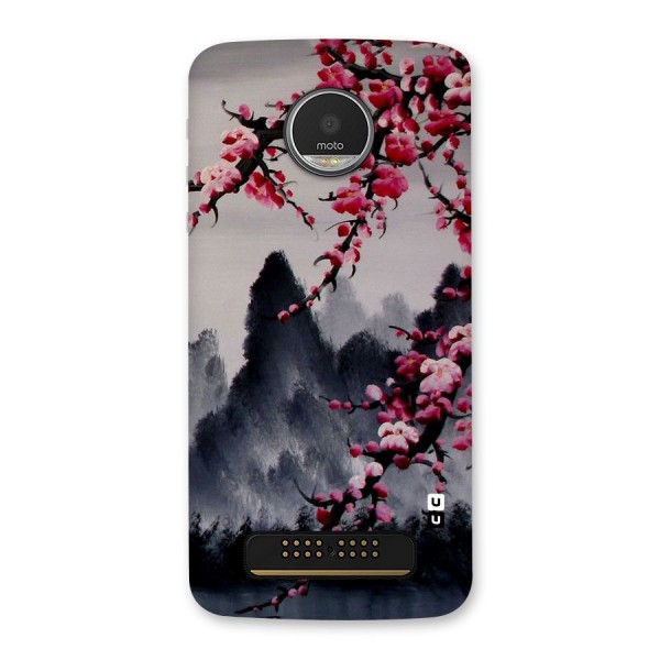 Hills And Blossoms Back Case for Moto Z Play