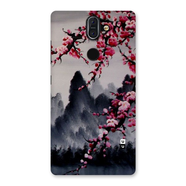 Hills And Blossoms Back Case for Nokia 8 Sirocco