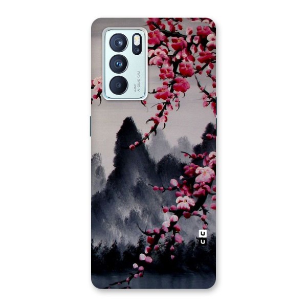 Hills And Blossoms Back Case for Oppo Reno6 Pro 5G