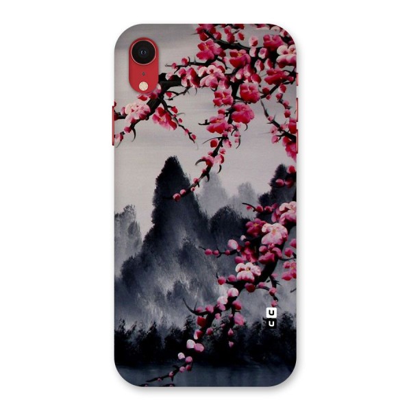 Hills And Blossoms Back Case for iPhone XR