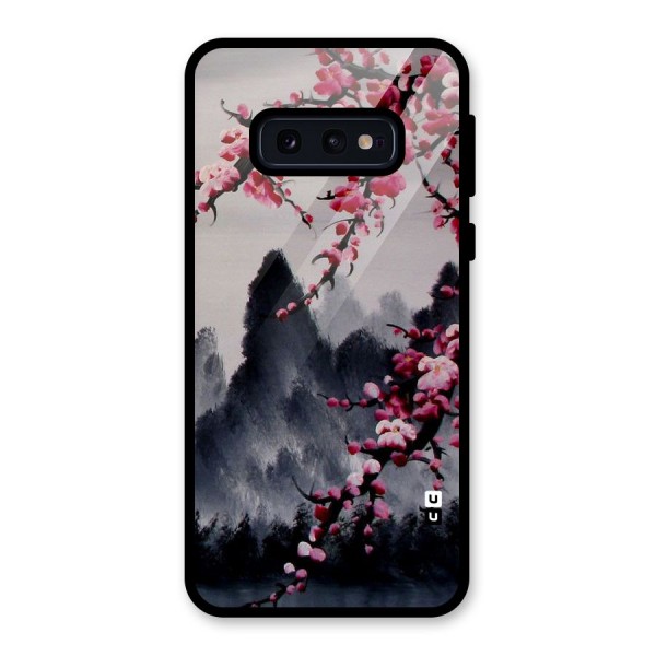 Hills And Blossoms Glass Back Case for Galaxy S10e