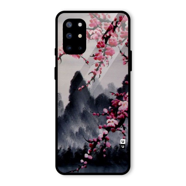 Hills And Blossoms Glass Back Case for OnePlus 8T