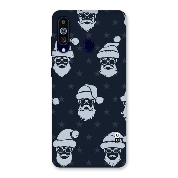 Hipster Santa Back Case for Galaxy A60