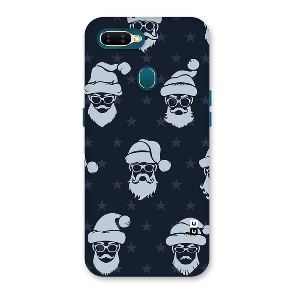 Hipster Santa Back Case for Oppo A12