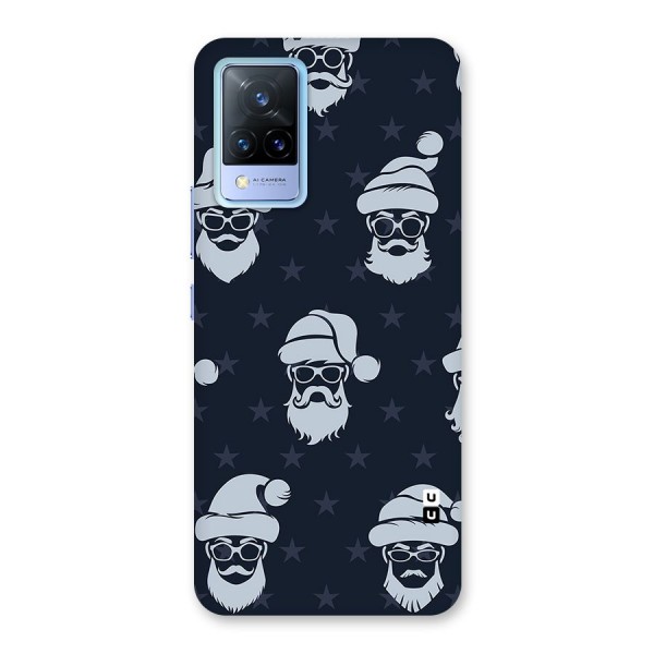 Hipster Santa Back Case for Vivo V21 5G