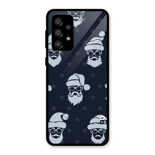 Hipster Santa Glass Back Case for Galaxy A32