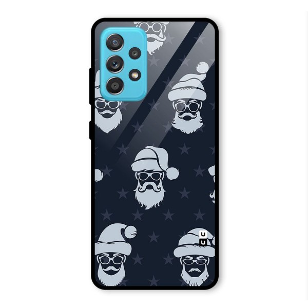 Hipster Santa Glass Back Case for Galaxy A52s 5G