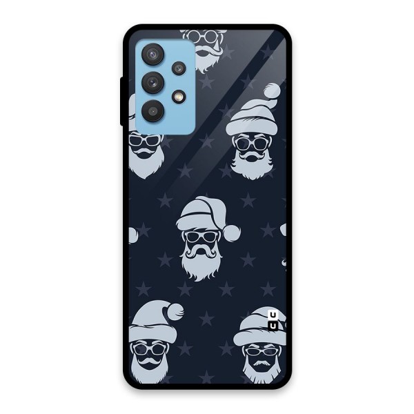 Hipster Santa Glass Back Case for Galaxy M32 5G